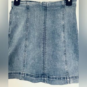 Free People Denim Femme Mini Skirt Women's Size 6